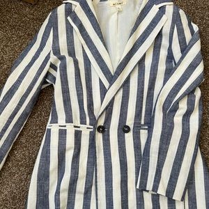 Francesca’s Miami Striped Blazer